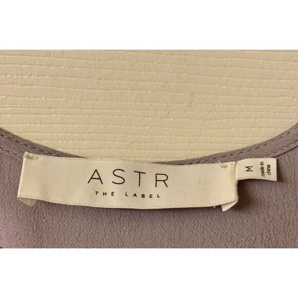 Astr The Label Embroidered  Flutter Sleeve Crochet Short Sleeve Wrap Midi Dress - Picture 6 of 11